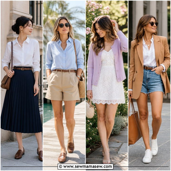 40 Summer Preppy Outfits for a Polished Chic Look