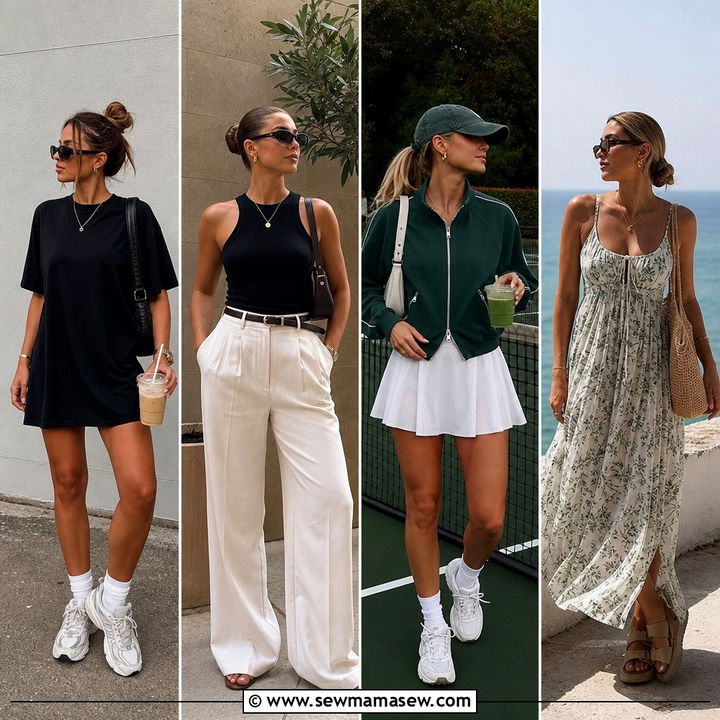 40 Summer Sporty Chic Outfits for Active Style