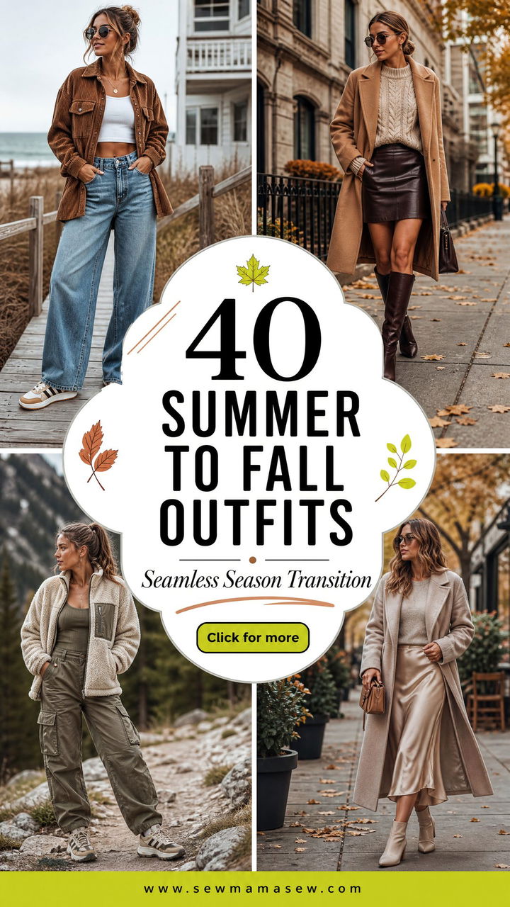 40 Summer to Fall Outfits for a Seamless Transition - 40 Summer to Fall Outfits for a Seamless Transition