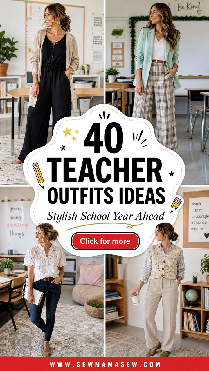 40 Teacher Outfits Ideas for a Stylish School Year - 40 Teacher Outfits Ideas for a Stylish School Year