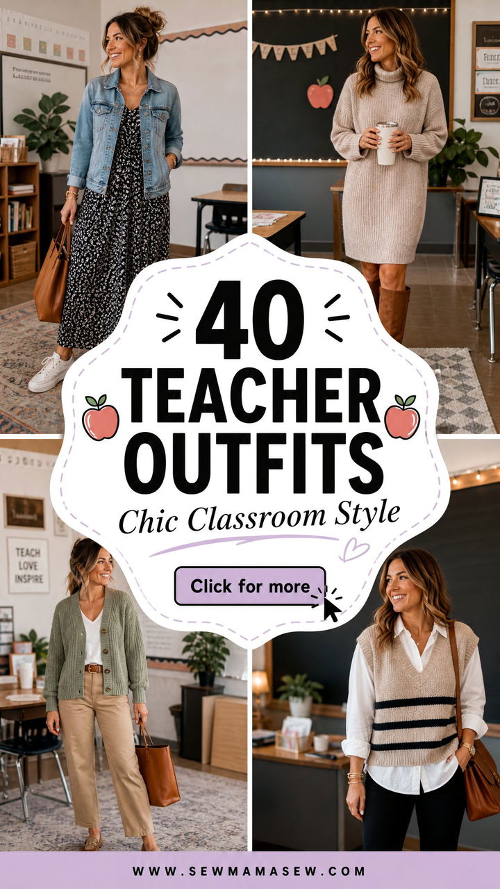 40 Teacher Outfits for Chic and Comfy Classroom Style - 40 Teacher Outfits for Chic and Comfy Classroom Style