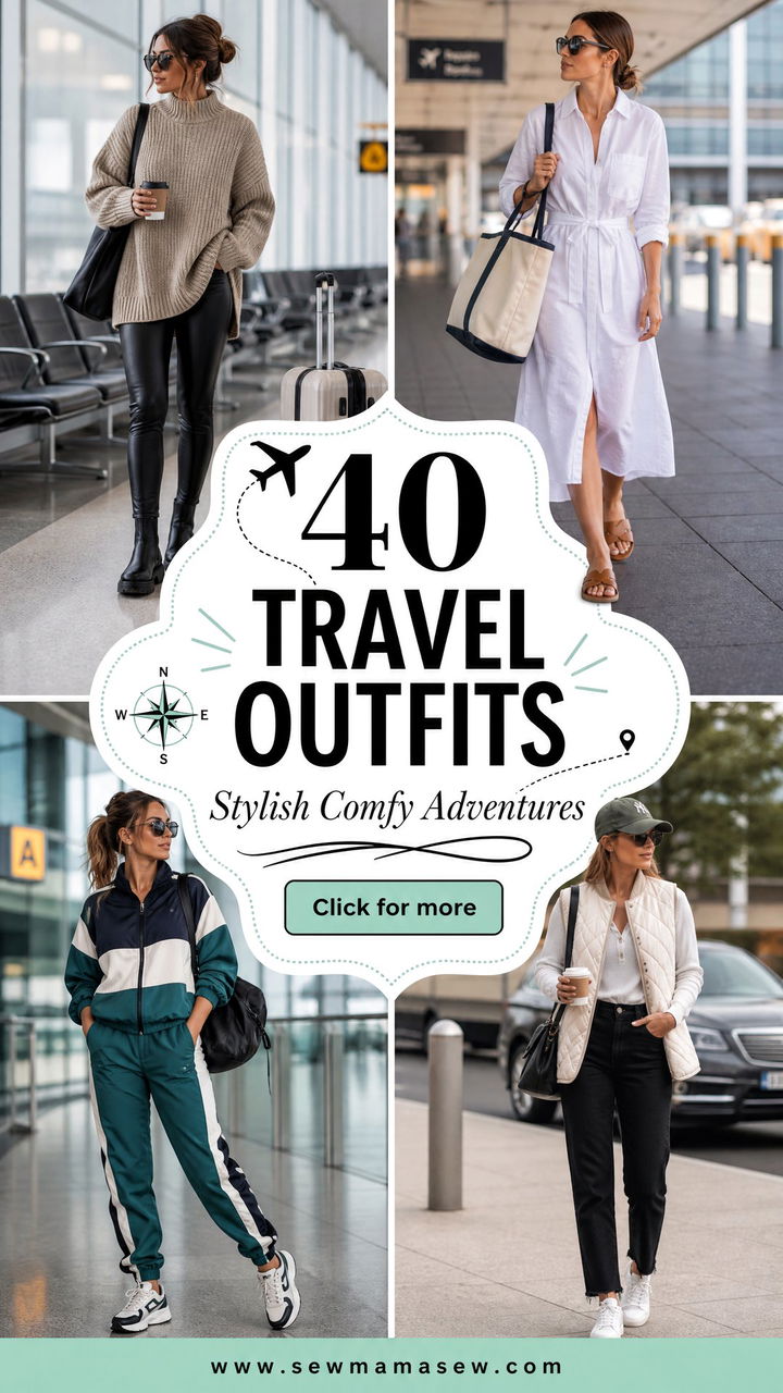 40 Travel Outfits for Stylish and Comfy Adventures - 40 Travel Outfits for Stylish and Comfy Adventures