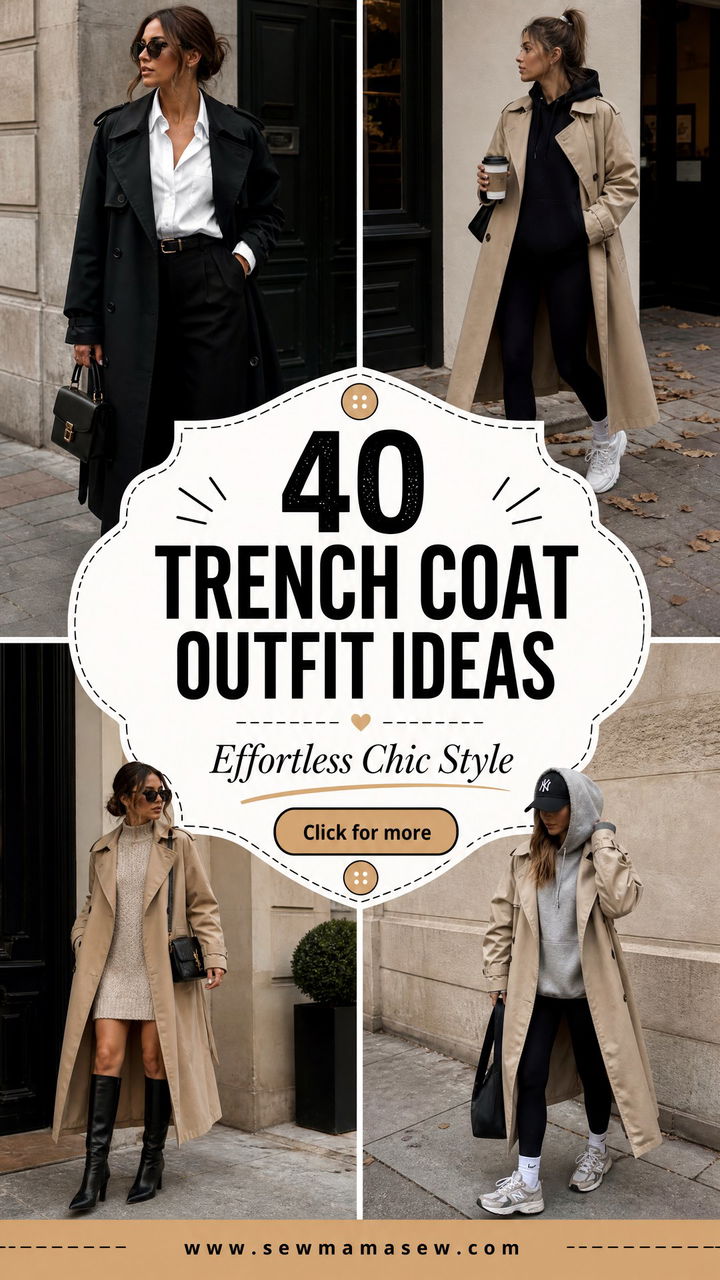 40 Trench Coat Outfit Ideas for Effortless Chic Style - 40 Trench Coat Outfit Ideas for Effortless Chic Style