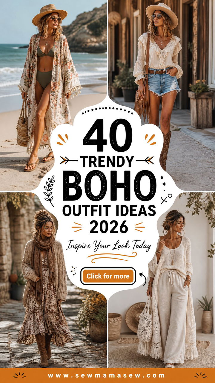 40 Trendy Boho Outfit Ideas 2026 to Inspire Your Look - 40 Trendy Boho Outfit Ideas 2026 to Inspire Your Look