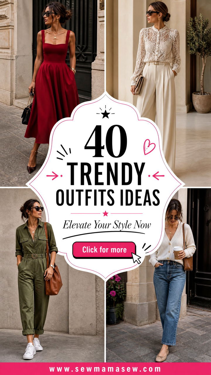 40 Trendy Outfits Ideas to Elevate Your Style Now - 40 Trendy Outfits Ideas to Elevate Your Style Now