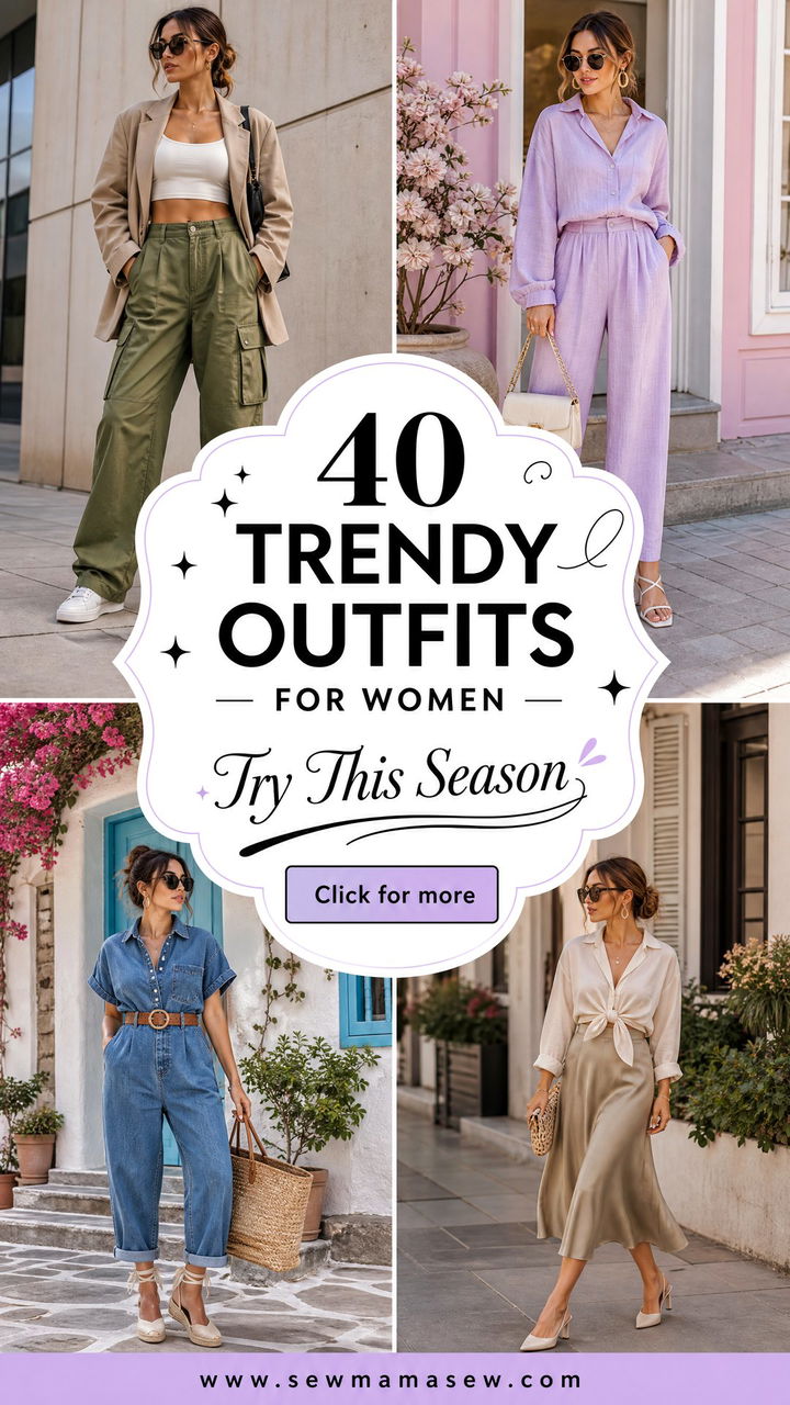 40 Trendy Outfits for Women to Try This Season - 40 Trendy Outfits for Women to Try This Season