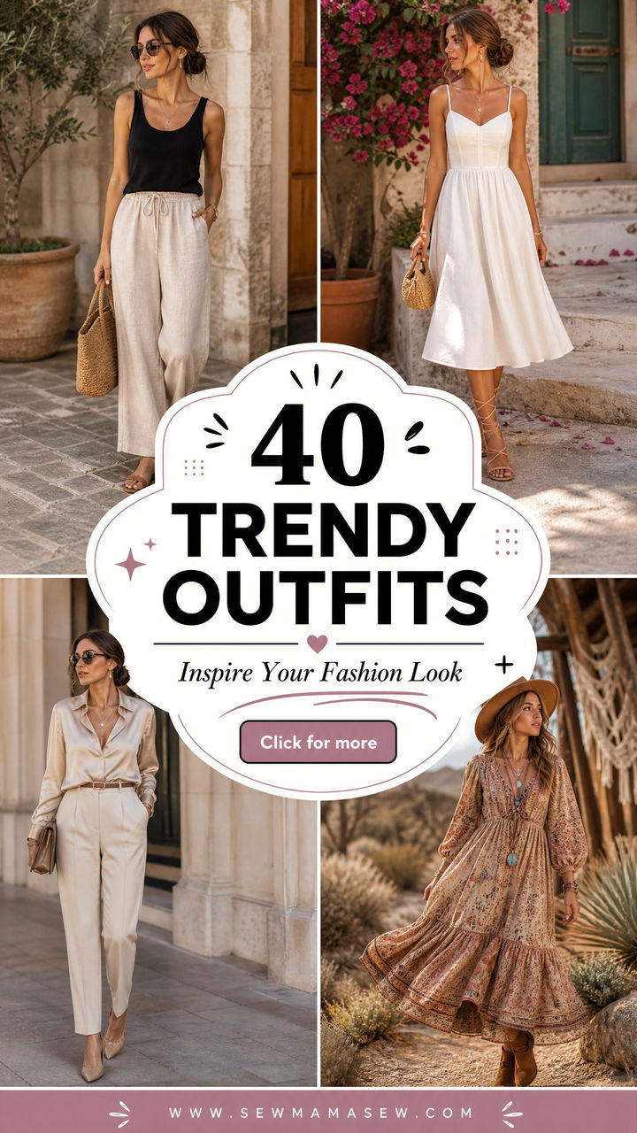 40 Trendy Outfits to Inspire Your Next Fashion Look - 40 Trendy Outfits to Inspire Your Next Fashion Look