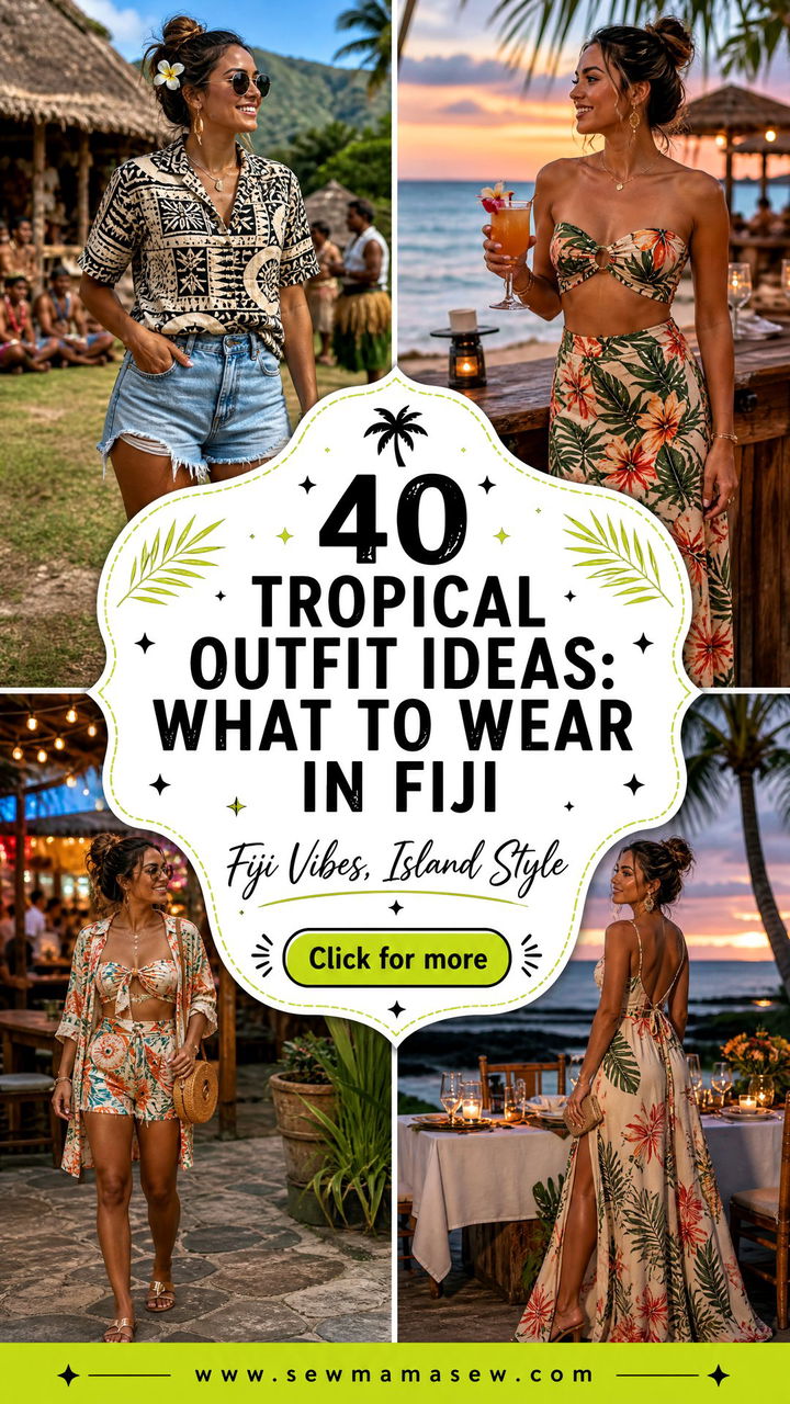 40 Tropical Outfit Ideas What to Wear in Fiji - 40 Tropical Outfit Ideas: What to Wear in Fiji