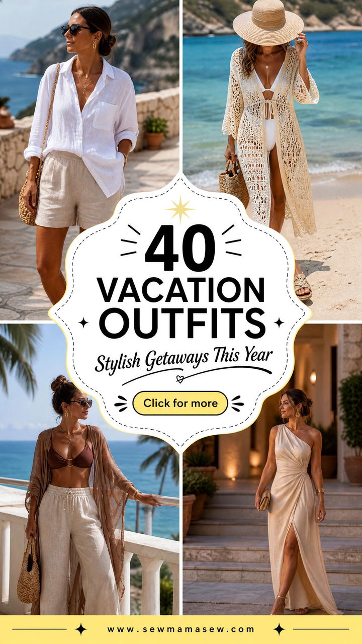 40 Vacation Outfits for Stylish Getaways This Year - 40 Vacation Outfits for Stylish Getaways This Year