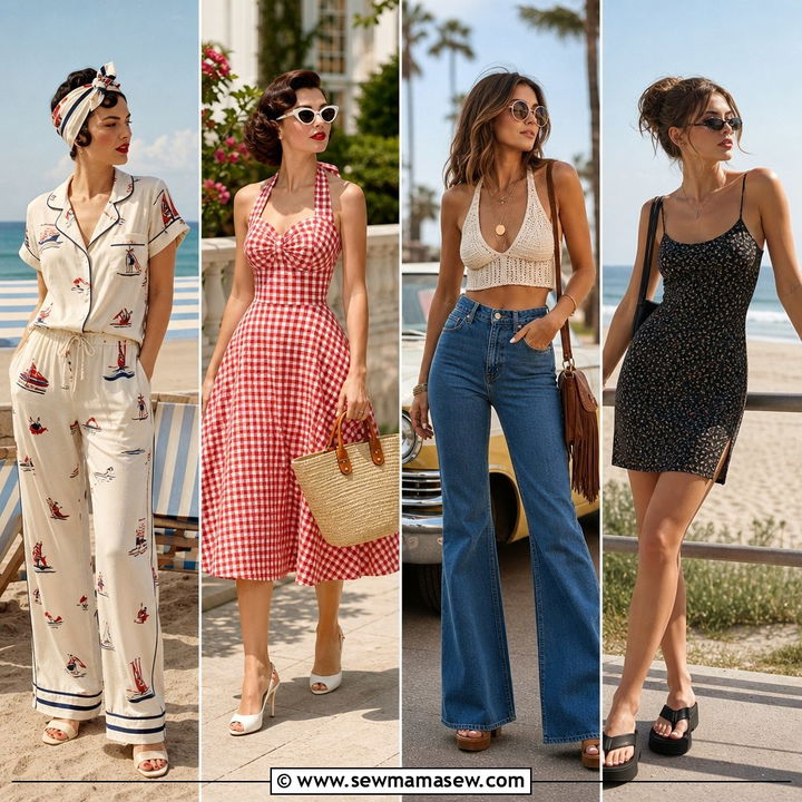 40 Vintage Summer Outfits to Channel Retro Charm