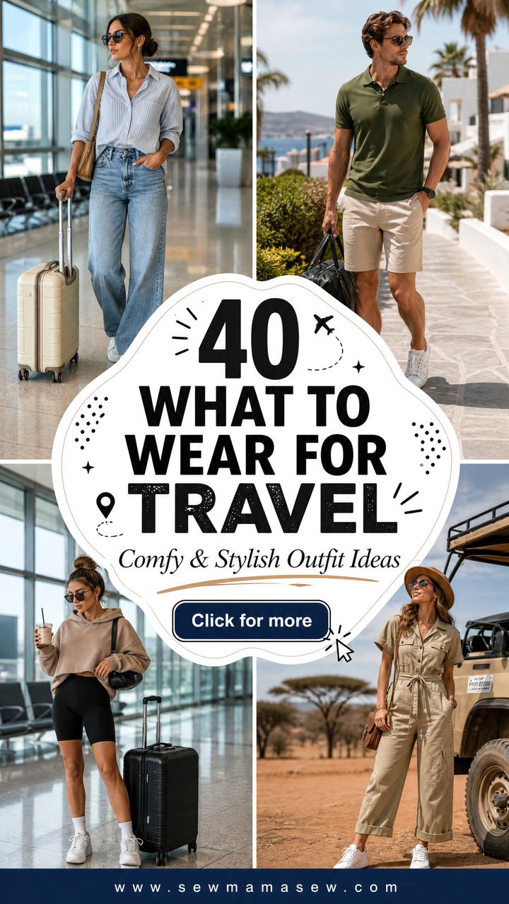 40 What to Wear for Travel Comfy and Stylish Outfit Ideas - 40 What to Wear for Travel: Comfy & Stylish Outfit Ideas