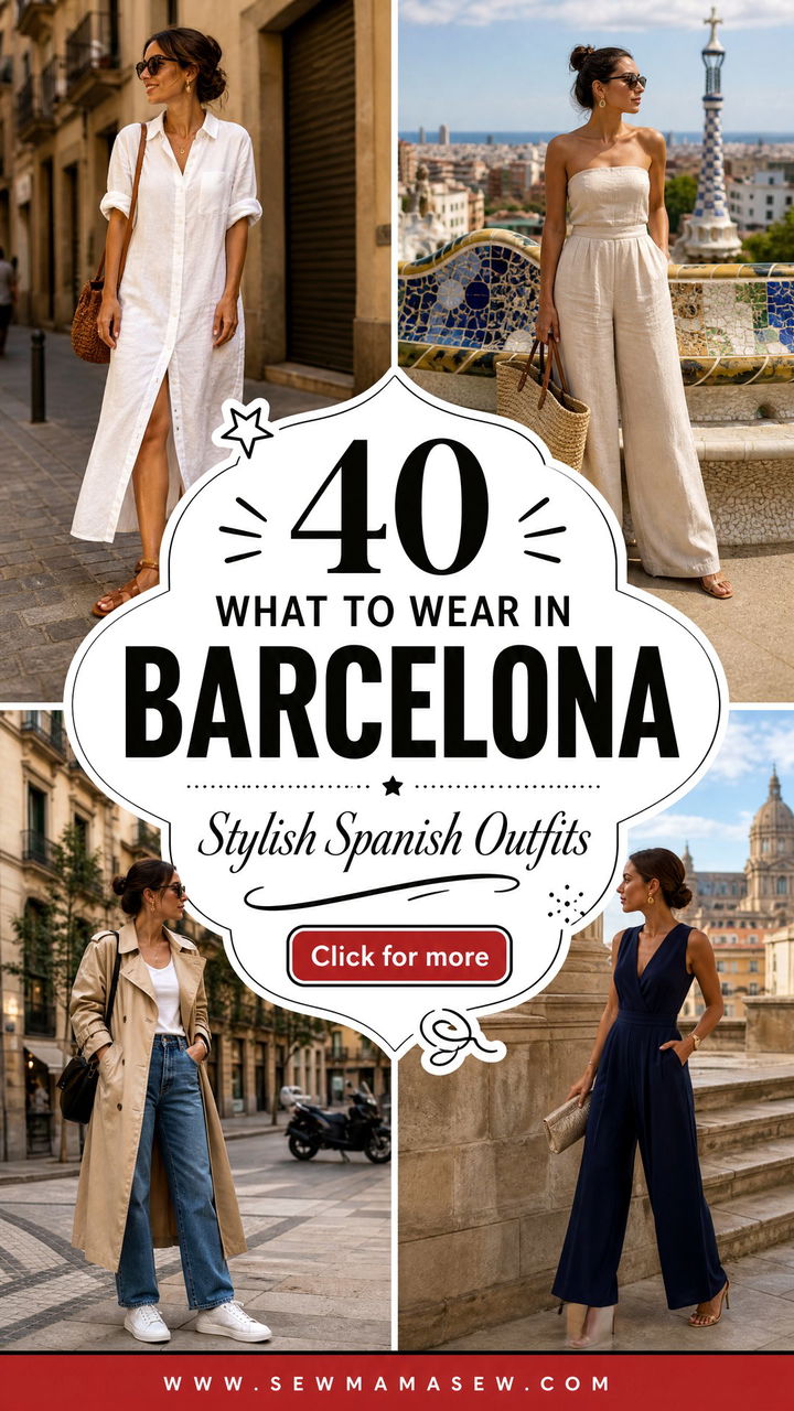40 What to Wear in Barcelona Stylish Spanish Outfits - 40 What to Wear in Barcelona: Stylish Spanish Outfits