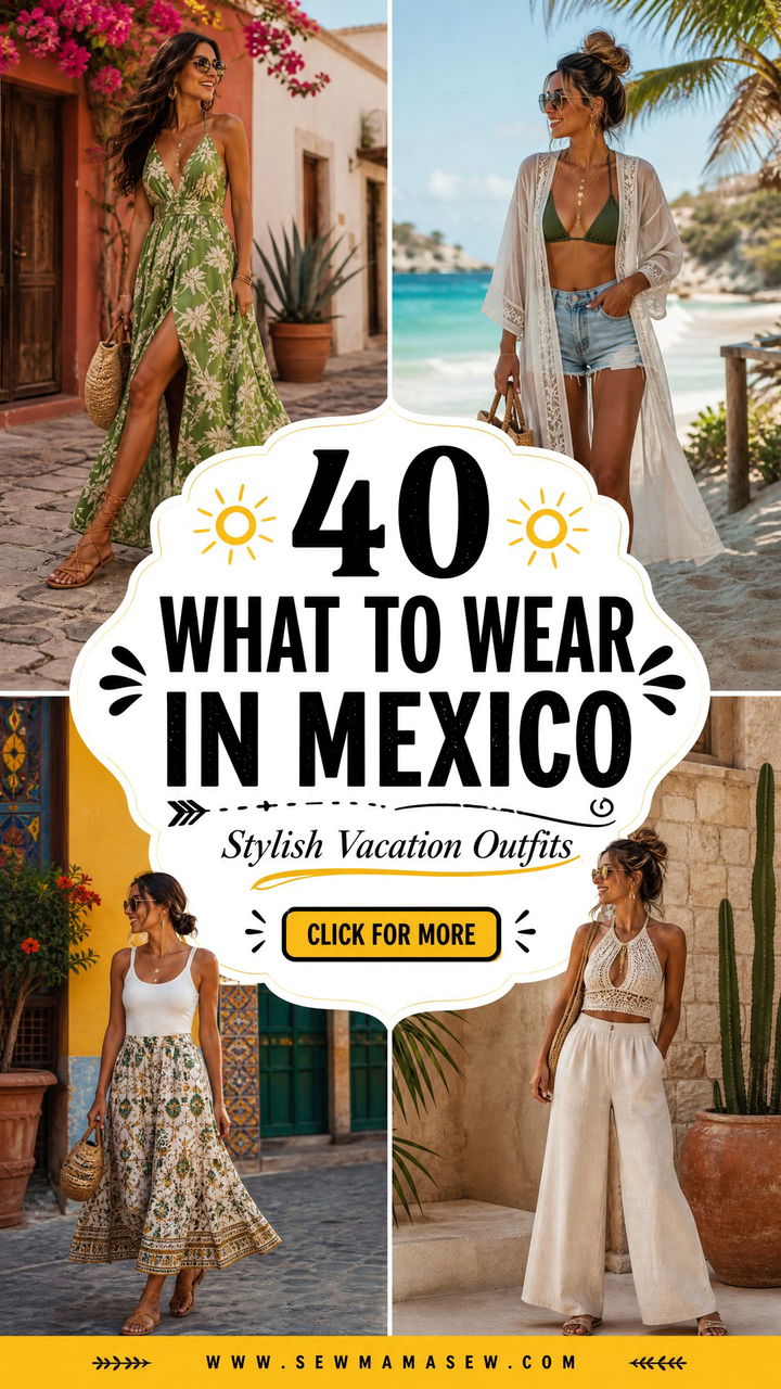 40 What to Wear in Mexico Stylish Vacation Outfits - 40 What to Wear in Mexico: Stylish Vacation Outfits