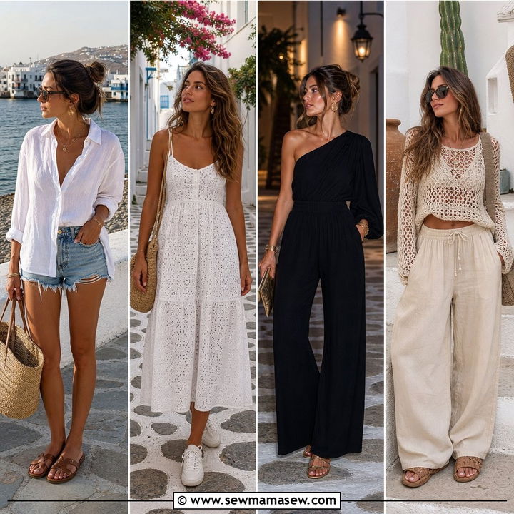 40 What to Wear in Mykonos: Greek Island Outfits