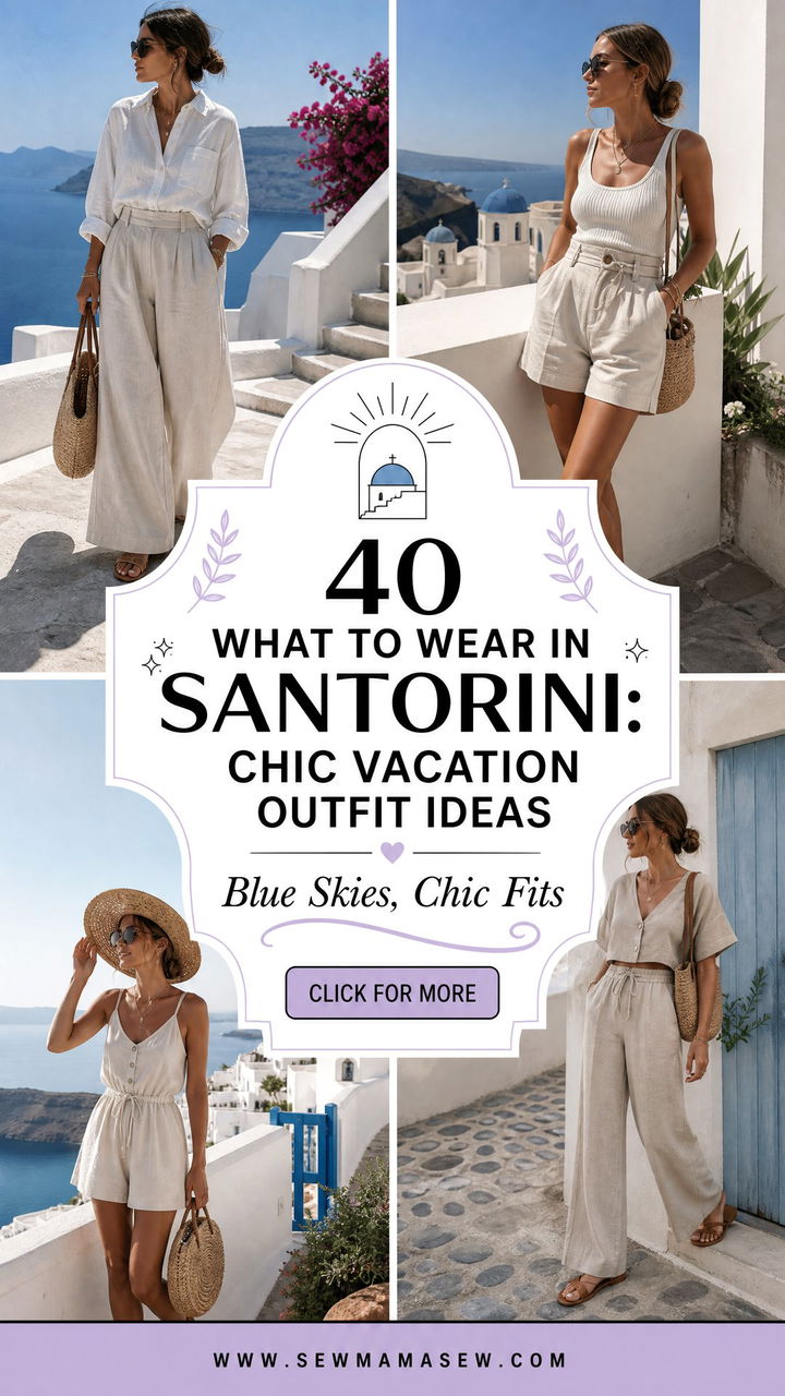 40 What to Wear in Santorini Chic Vacation Outfit Ideas - 40 What to Wear in Santorini: Chic Vacation Outfit Ideas