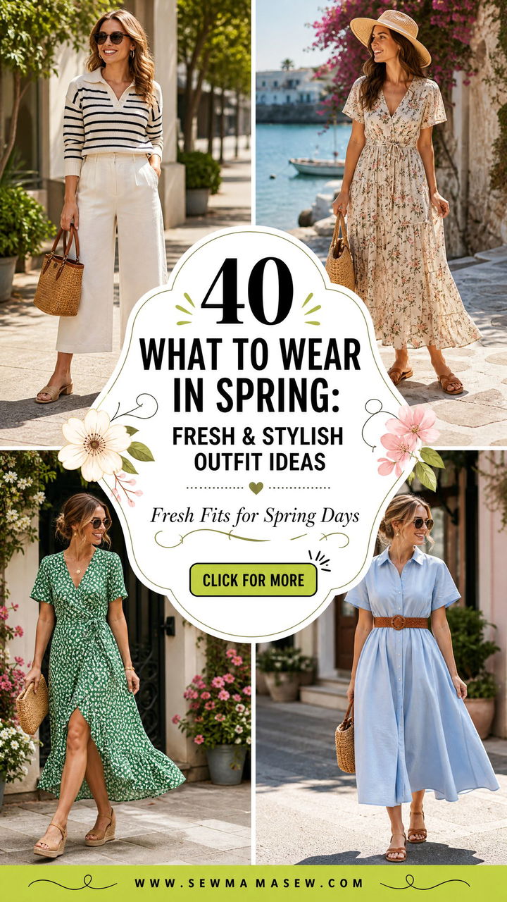 40 What to Wear in Spring Fresh and Stylish Outfit Ideas - 40 What to Wear in Spring: Fresh & Stylish Outfit Ideas