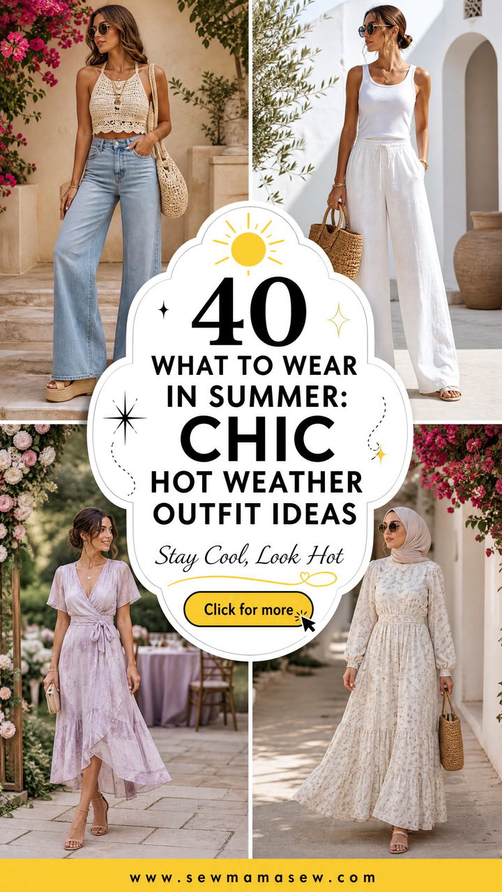 40 What to Wear in Summer Chic Hot Weather Outfit Ideas - 40 What to Wear in Summer: Chic Hot Weather Outfit Ideas