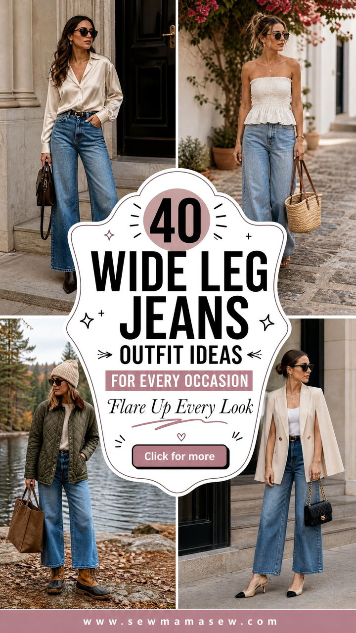 40 Wide Leg Jeans Outfit Ideas for Every Occasion - 40 Wide Leg Jeans Outfit Ideas for Every Occasion