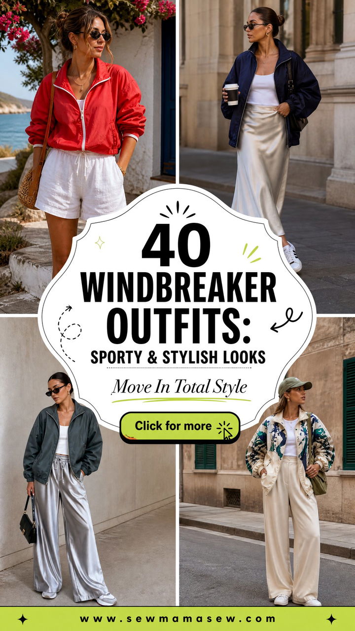 40 Windbreaker Outfits Sporty and Stylish Looks - 40 Windbreaker Outfits: Sporty & Stylish Looks