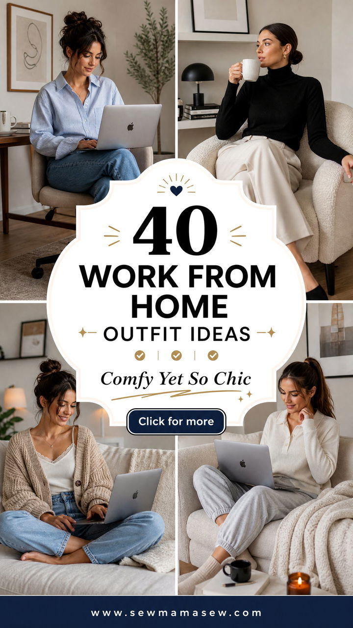 40 Work From Home Outfit Ideas Comfy and Chic - 40 Work From Home Outfit Ideas: Comfy & Chic