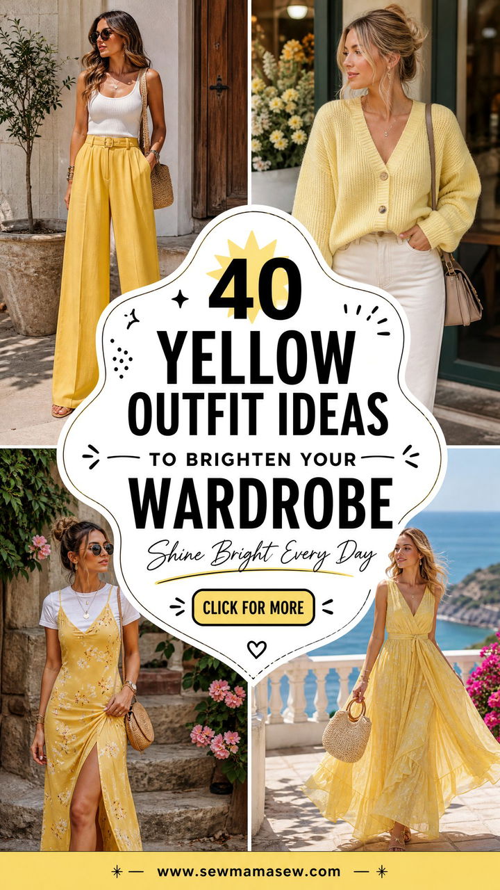 40 Yellow Outfit Ideas to Brighten Your Wardrobe - 40 Yellow Outfit Ideas to Brighten Your Wardrobe