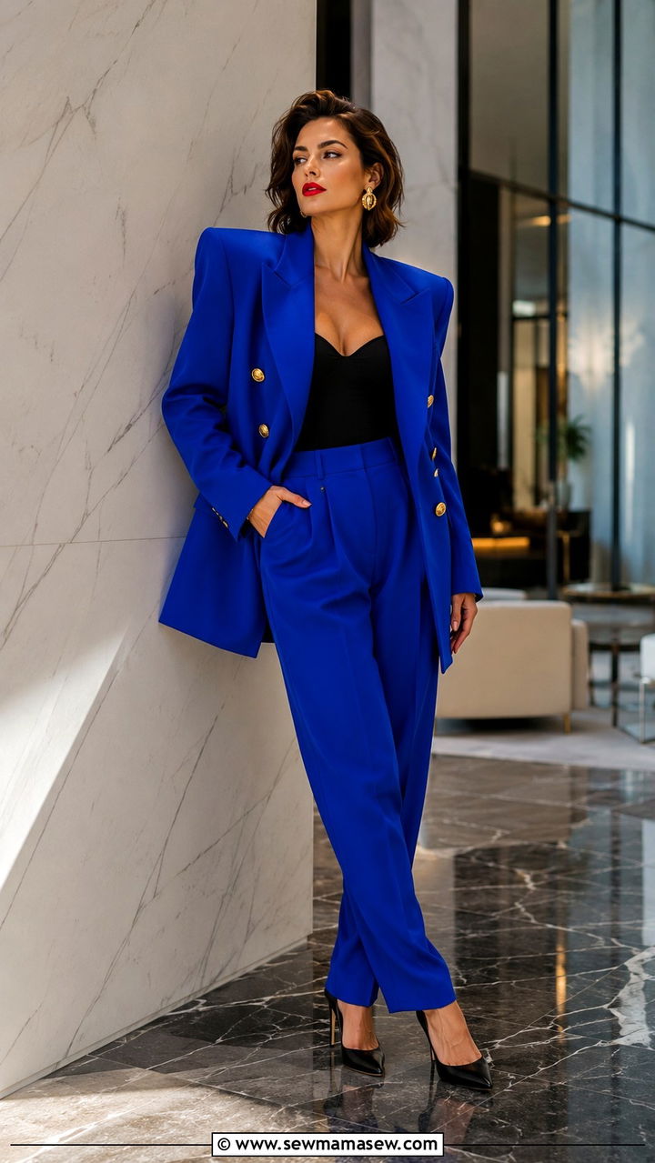 80s Maximalist Power Suit Outfit - 25 2026 fashion trends women