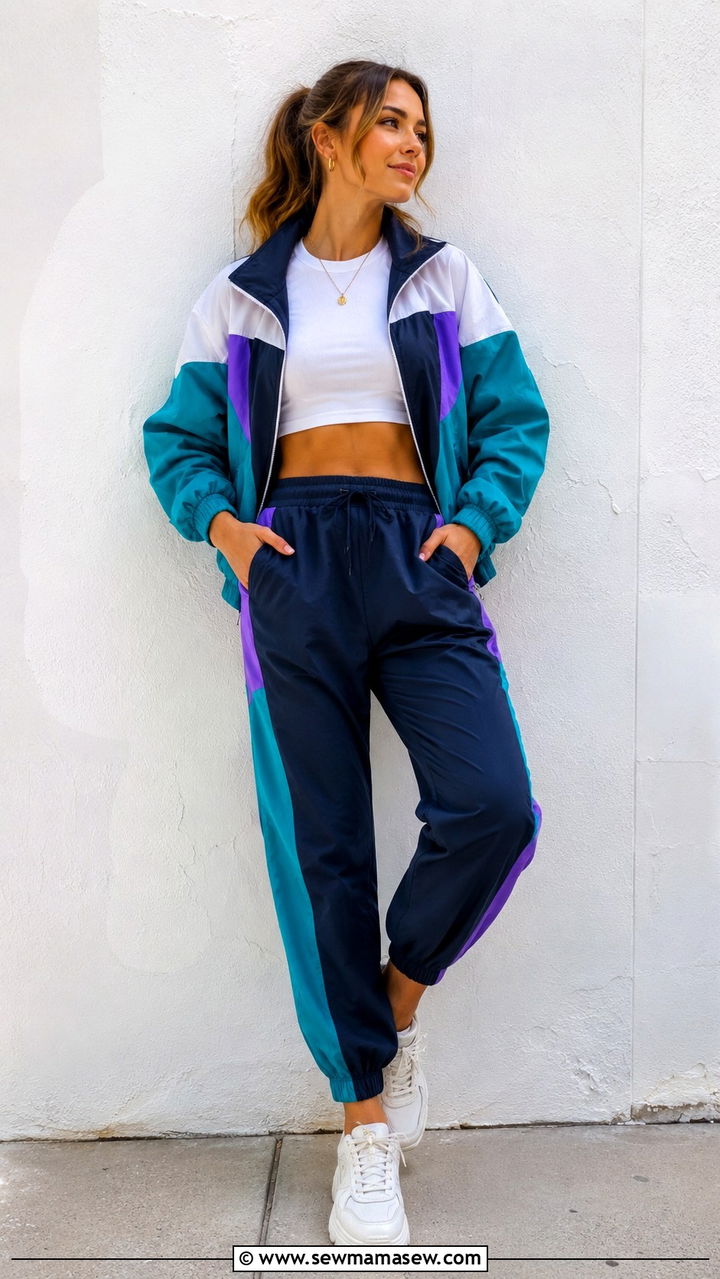 90s Retro Track Jacket Outfit - 25 90s outfits to copy