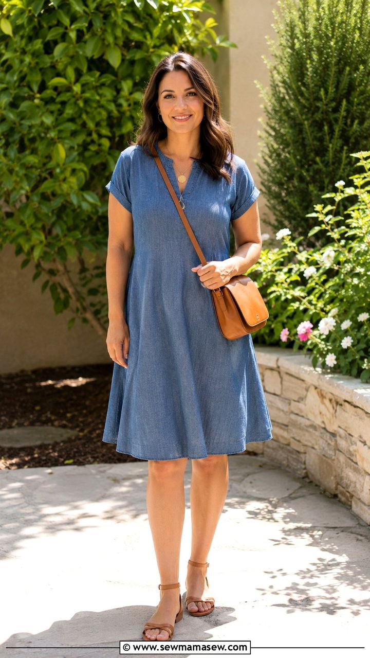 A Line Dress Outfit For Love Handles - 20 Outfits for love handles