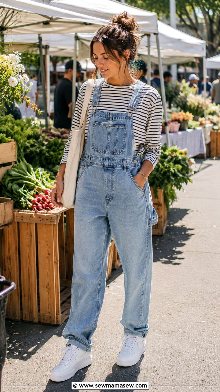 Air Force 1 overalls outfit - 30 How to style Nike Air Force 1