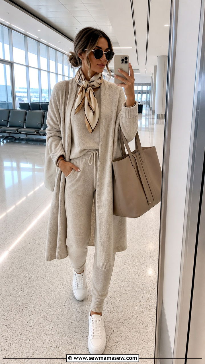Airport travel outfit for Venice - 40 What to wear in Venice
