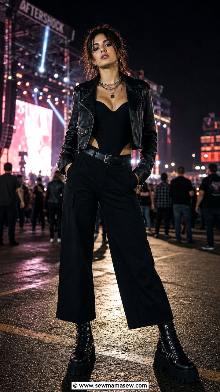 All Black Concert Outfit - 25 concert outfits aesthetic
