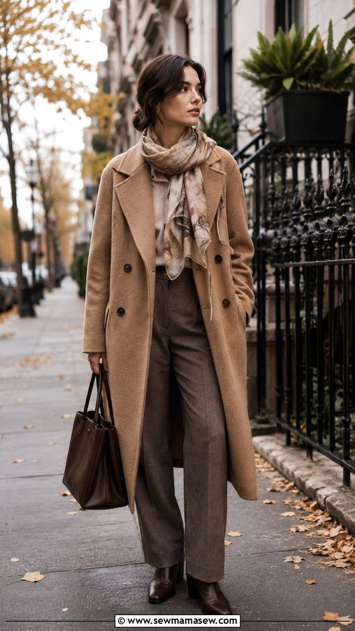 All Black Ensemble With Turtleneck Wide Trousers and Structured Blazer - 20 Poetcore outfit ideas Dead Poets Society vibe
