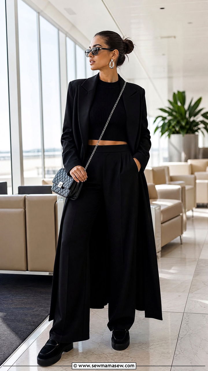 All Black Jet Setter Outfit - 25 Jet setter outfit ideas