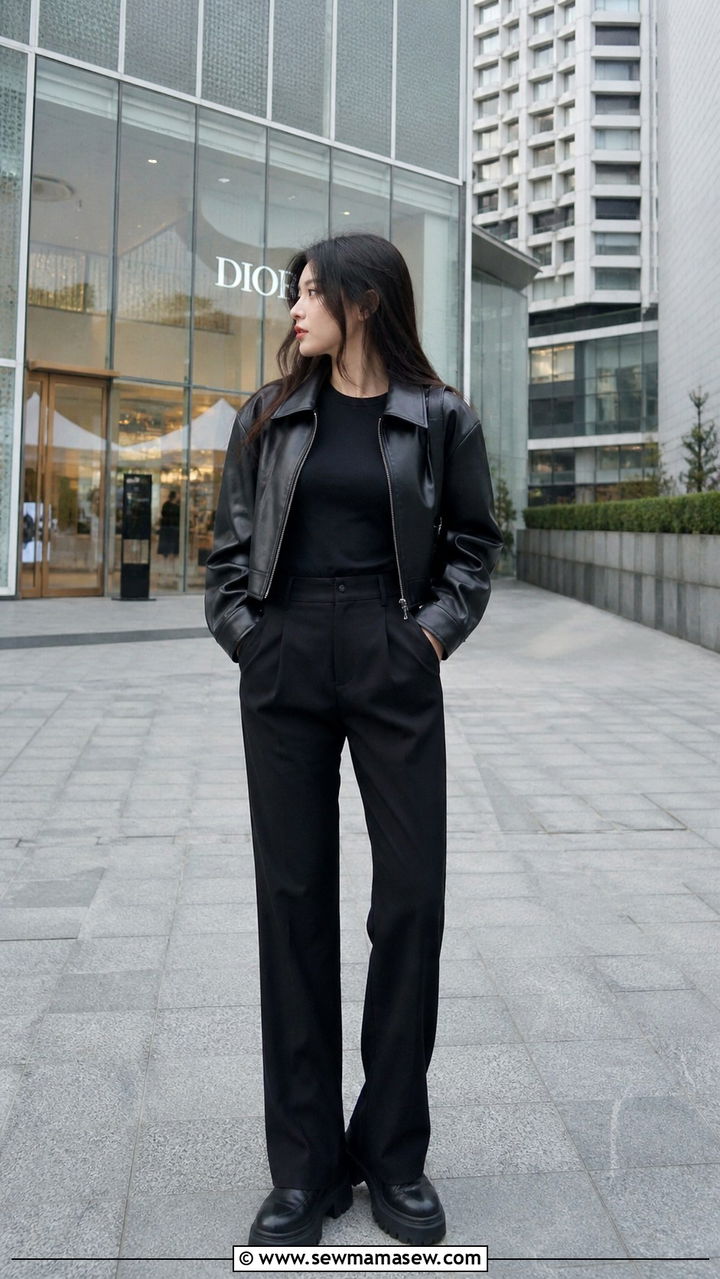 All Black Monochrome Outfit Seoul - 40 Seoul outfit ideas