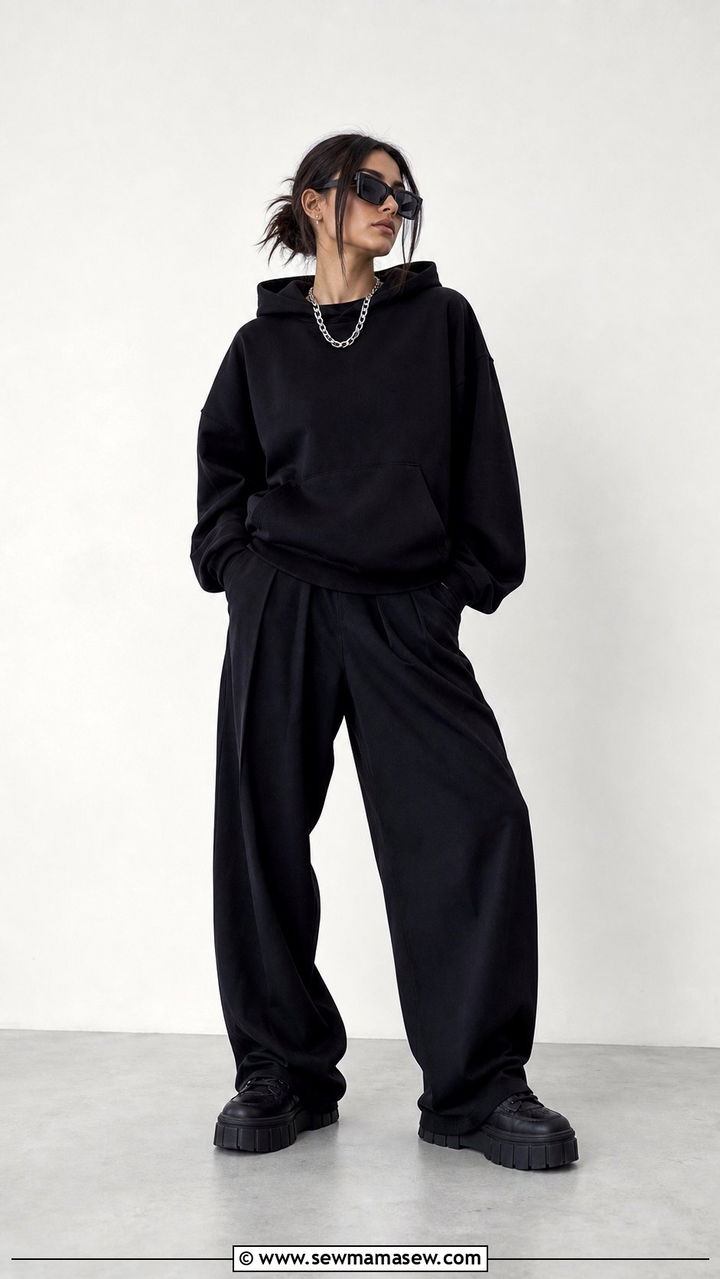 All Black Monochrome Streetwear Look - 25 cute streetwear outfits