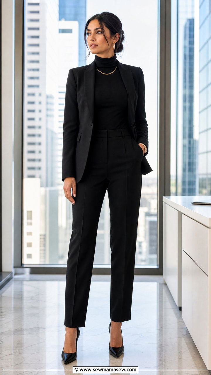 All Black Outfit Look Slimmer - 25 Outfit ideas to look slimmer