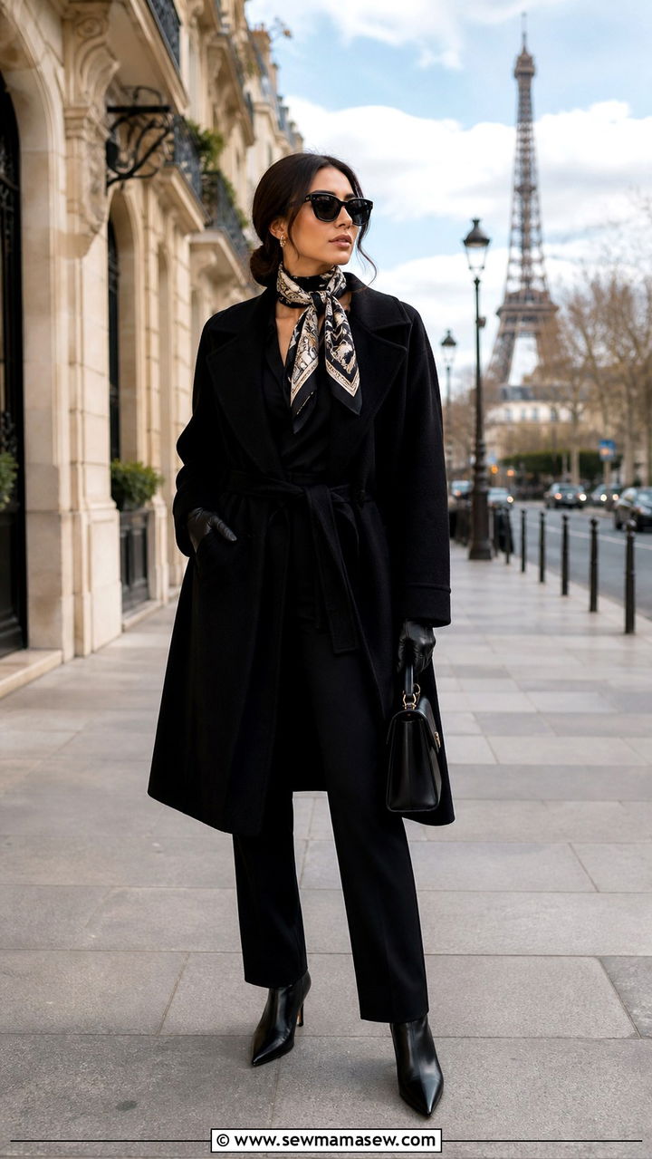 All Black Outfit Paris - 40 What to wear in Paris