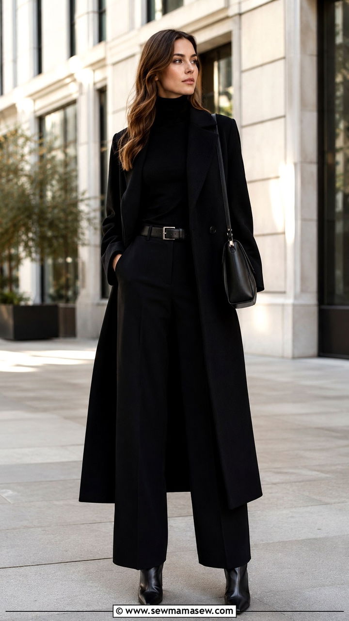 All Black Tailored Separates - 20 fashion inspo outfits to copy
