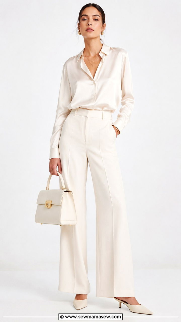 All Ivory Monochrome Outfit - 30 Ivory outfit ideas