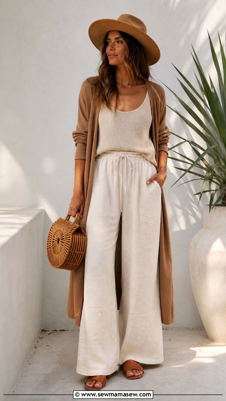 All Neutral Boho Outfit - 40 Boho outfit ideas