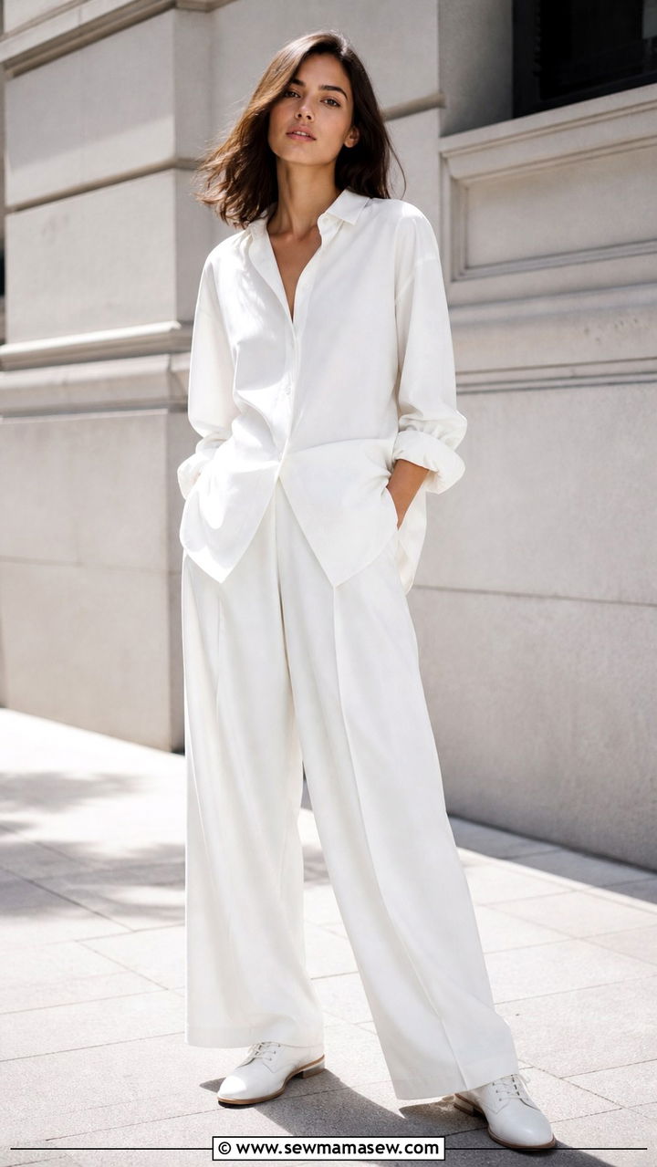 All White Cloud Dancer Ensemble - 40 summer outfits 2026