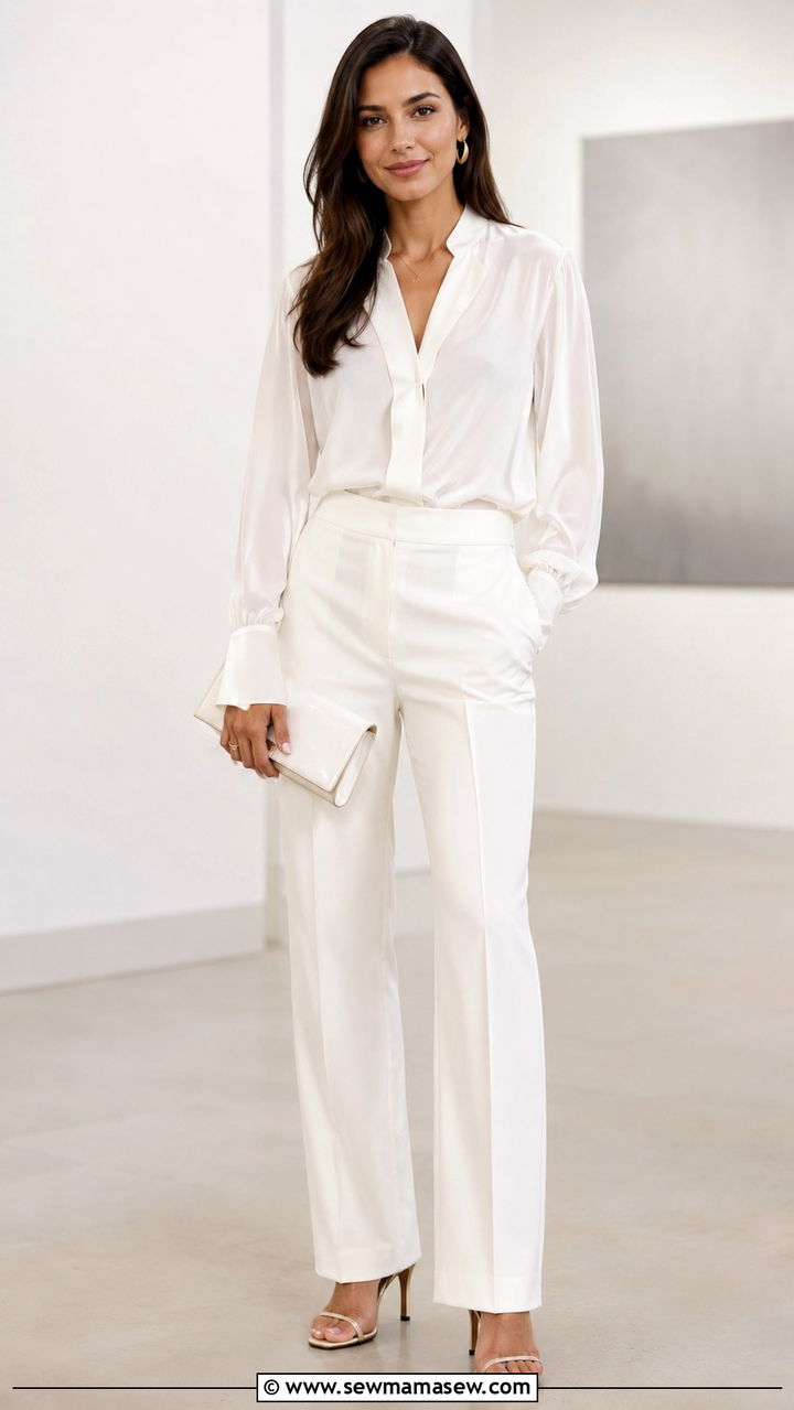 All White Ensemble Book Launch Outfit - 25 Book launch outfit ideas