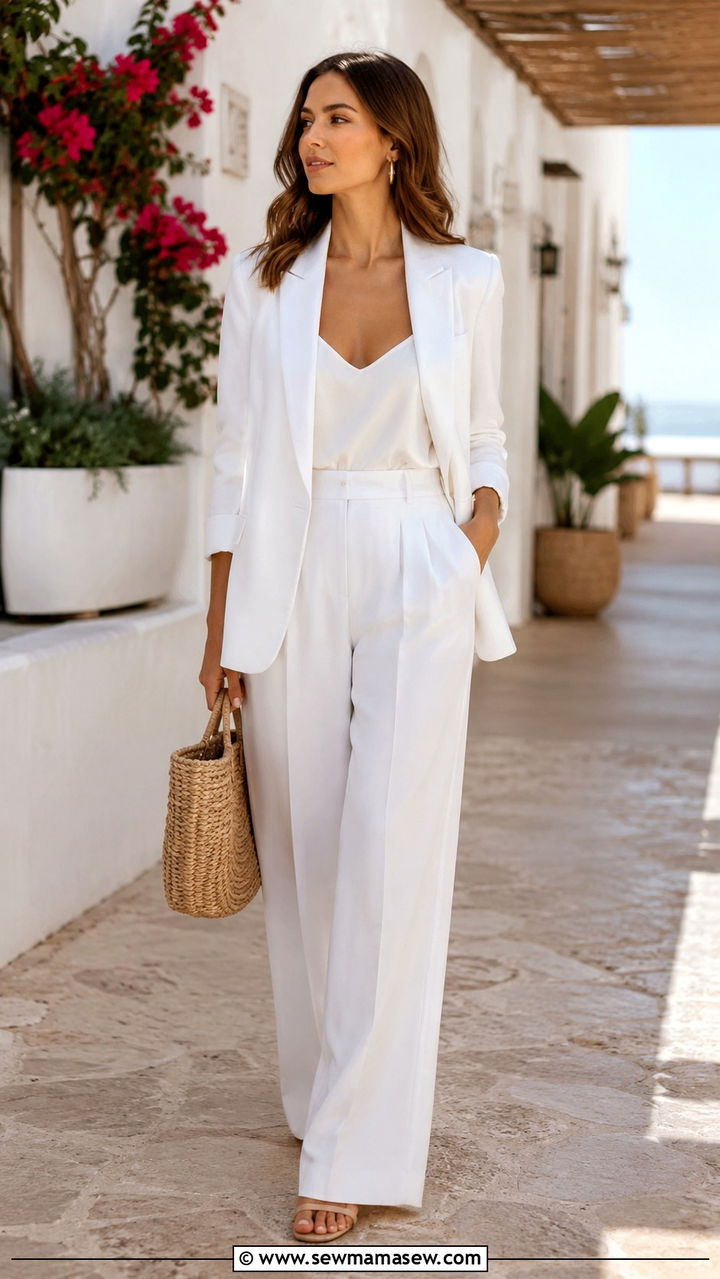 All White Minimalist Outfit - 30 classy minimalist outfit ideas
