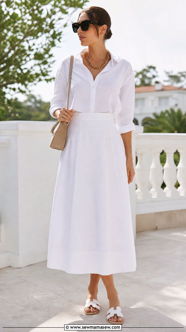 All White Monochrome Outfit - 30 fashion inspo outfits