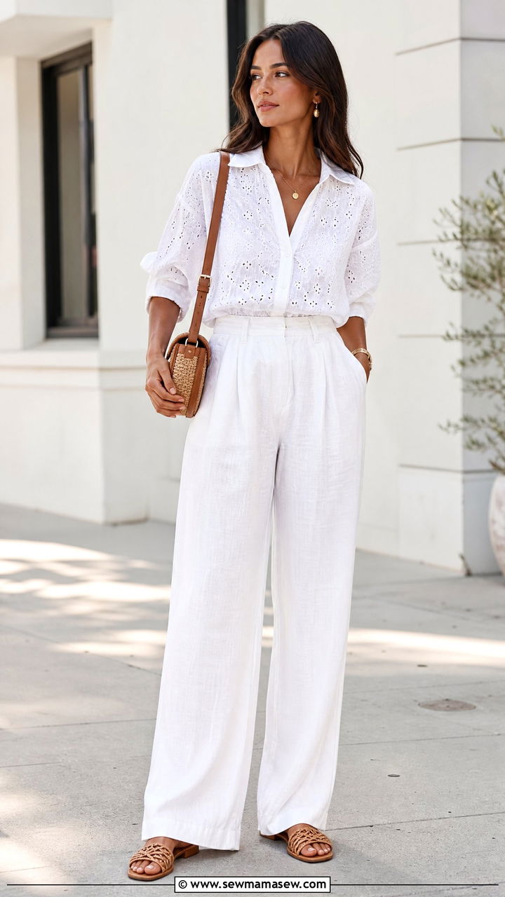 All White Summer Outfit - 40 summer outfit ideas for women