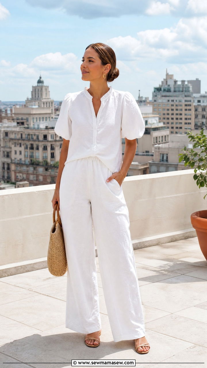 All White Summer Outfit - 35 Minimalist summer outfits