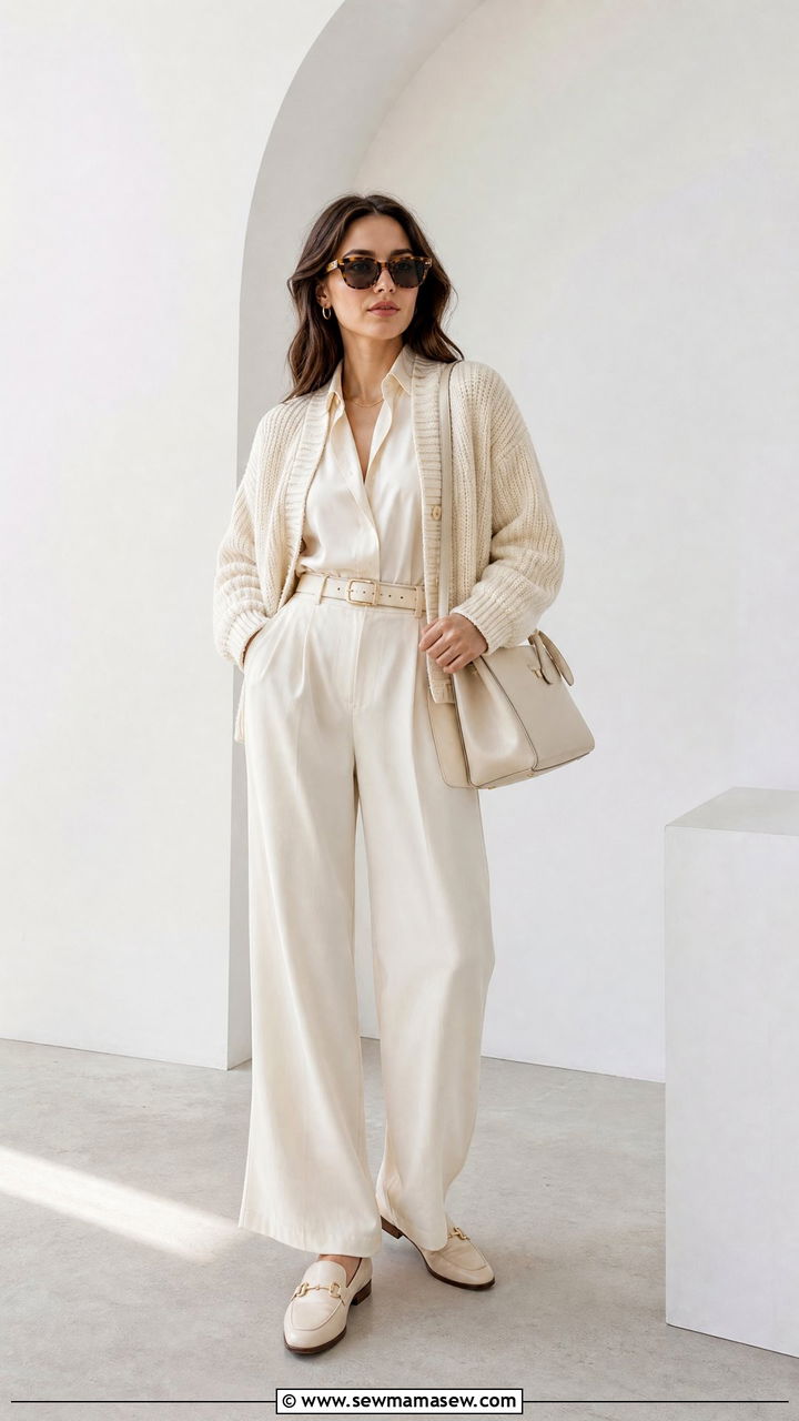 All cream monochrome light academia outfit - 25 Light academia outfit ideas 2026