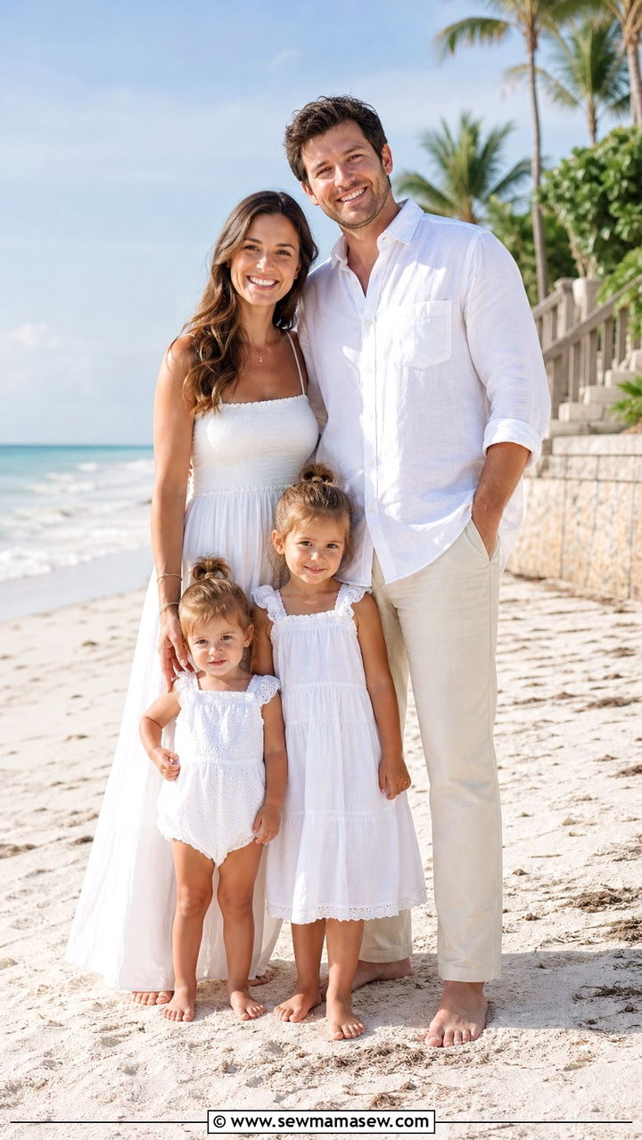 All white family reunion outfit - 25 Family reunion outfit ideas matching