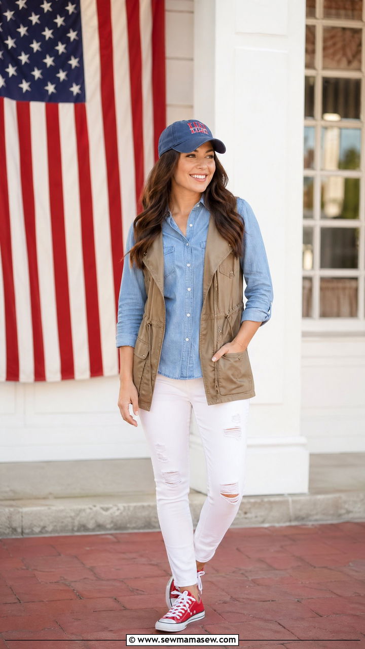 American Adventure Classic Americana Outfit - 35 Epcot outfit ideas