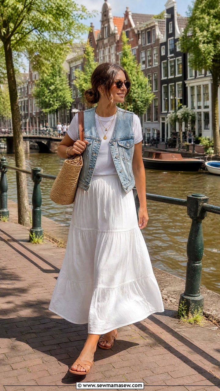 Amsterdam Summer Outfit - 30 Europe travel outfits ideas